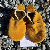 Yonder. - Baby Suede Slipper Shoes - Mustard