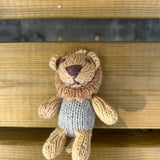 ChunkiChilli - Lion Hand Puppet with Baby in Organic Cotton