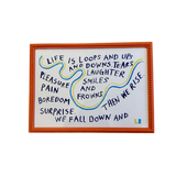 The Toy Shed x LB - Life is Loops A3 Print