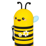 Legami - Kawaii 2 in 1 Soft Silicone Pencil Case - Bee