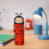 Legami 2-In-1 Silicone Pencil Case - Kawaii - Ladybug