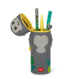 Legami 2-In-1 Silicone Pencil Case - Kawaii - Gorilla