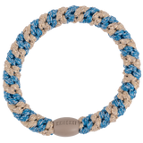 KKNEKKI Blue Silver Glitter Stripe