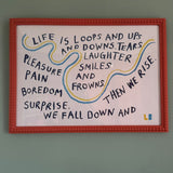 The Toy Shed x LB - Life is Loops A3 Print