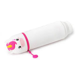 Legami - Kawaii 2 in 1 Soft Silicone Pencil Case - Unicorn