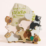 Le Toy Van - Farmyard Stacking Animals & Bag