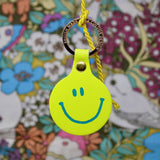 Ark Colour Design - Feeling Lush Smilie Key Fob: Yellow