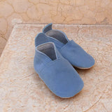 Yonder. - Baby Suede Slipper Shoes - Denim