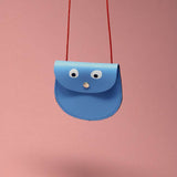 Ark Colour Design - Googly Eye String Purse: Red