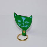 Ark Colour Design - Cat Head Key Fob: Red