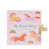 Rex - Secret diary with padlock - Unicorn