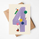 Daria Solak Illustrations - FOUR age card