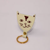 Ark Colour Design - Cat Head Key Fob: Red