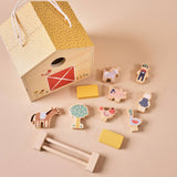 Just Bee Kids - Just Bee Kids Wooden Farm House with Characters FSC®
