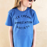 Ice Cream Appreciation Society - Kid's T-shirt - Blue
