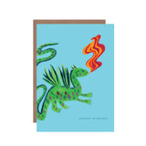 Hutch Cassidy (Greetings Cards and Paper Goods) - 'Dragon Adventure' Birthday Greetings Card: Nested/Naked