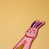 Ark Colour Design - Bunny Bookmark: Pale Pink