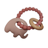 Inside Out Toys - Elephant Teether Beads: Pink Haze
