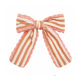 Rockahula - Stripy Scallop Long Bow Clip