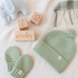 TBCo - Merino Wool Baby Beanie in Pistachio