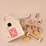 Just Bee Kids - Just Bee Kids Wooden Farm House with Characters FSC®