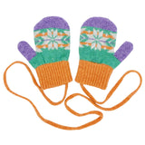 Catherine Tough (US Duties Paid) - Kids' Patterned Lambswool Mittens & Gloves: Mittens - fairisle mint