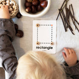 Happy Little Doers - Shapes Activity Flashcards for Kids