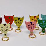 Ark Colour Design - Cat Head Key Fob: Red