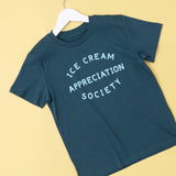Ice Cream Appreciation Society - Kid's T-shirt - Deep Teal