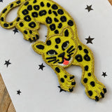 Petra Boase Ltd - Iron on Patch - Leaping Leopard