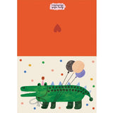 Daria Solak Illustrations - PARTY ALIGAOR card