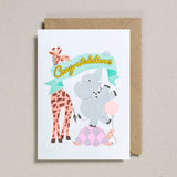 Petra Boase Ltd - Confetti Pets Cards - Congratulations Party Pets