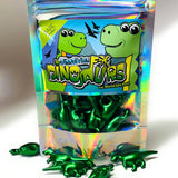 Bare Boutique - 15 x Dinosaur Shaped Bath Pearls - Kiwi Scented