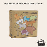Le Toy Van - Woodland Stacking Forest Animals & Bag