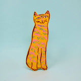 Ark Colour Design - Cat Tails Bookmark: Yellow