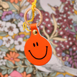 Ark Colour Design - Feeling Lush Smilie Face Key Fob: Pale Pink