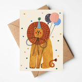 Daria Solak Illustrations - PARTY LION card