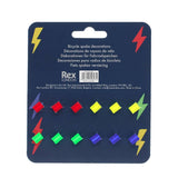 Rex  - Bicycle spoke decorations - Lightning bolts