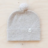 TBCo - Merino Wool Baby Beanie in Oatmeal Melange