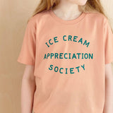 Ice Cream Appreciation Society - Kid's T-shirt - Peach