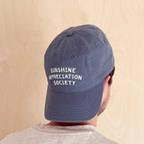 Alphabet Bags - Sunshine Appreciation Society - Cotton Baseball Cap - Vintage Blue