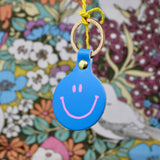 Ark Colour Design - Feeling Lush Smilie Face Key Fob: Pale Pink