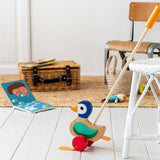 Rex - Wooden Push Along Flapping Duck