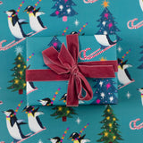 Hutch Cassidy - 'Christmas Penguin Race' Luxury Christmas Gift Wrap