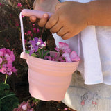 Inside Out Toys - Scrunch Baby Bucket and Trowel Set: Duck Egg Blue
