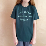 Ice Cream Appreciation Society - Kid's T-shirt - Deep Teal