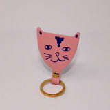 Ark Colour Design - Cat Head Key Fob: Red