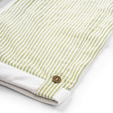 Dotty Dungarees - Olive Seersucker Dungarees
