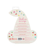 Rex - Stick on earrings (40 pairs) - Cherry