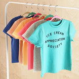Ice Cream Appreciation Society - Kid's T-shirt - Peach